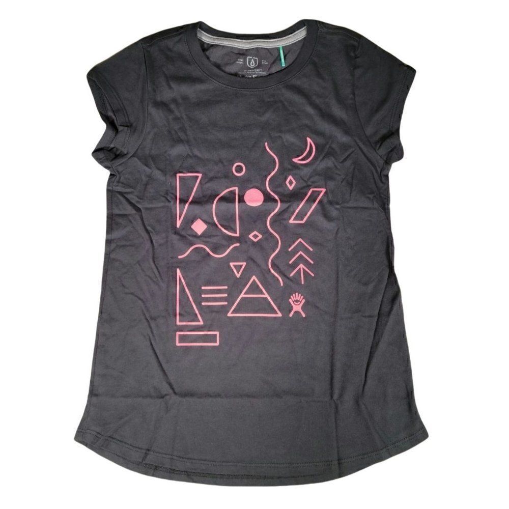 Hydro Flask Women's Black Shape Up T-Shirt Sz S